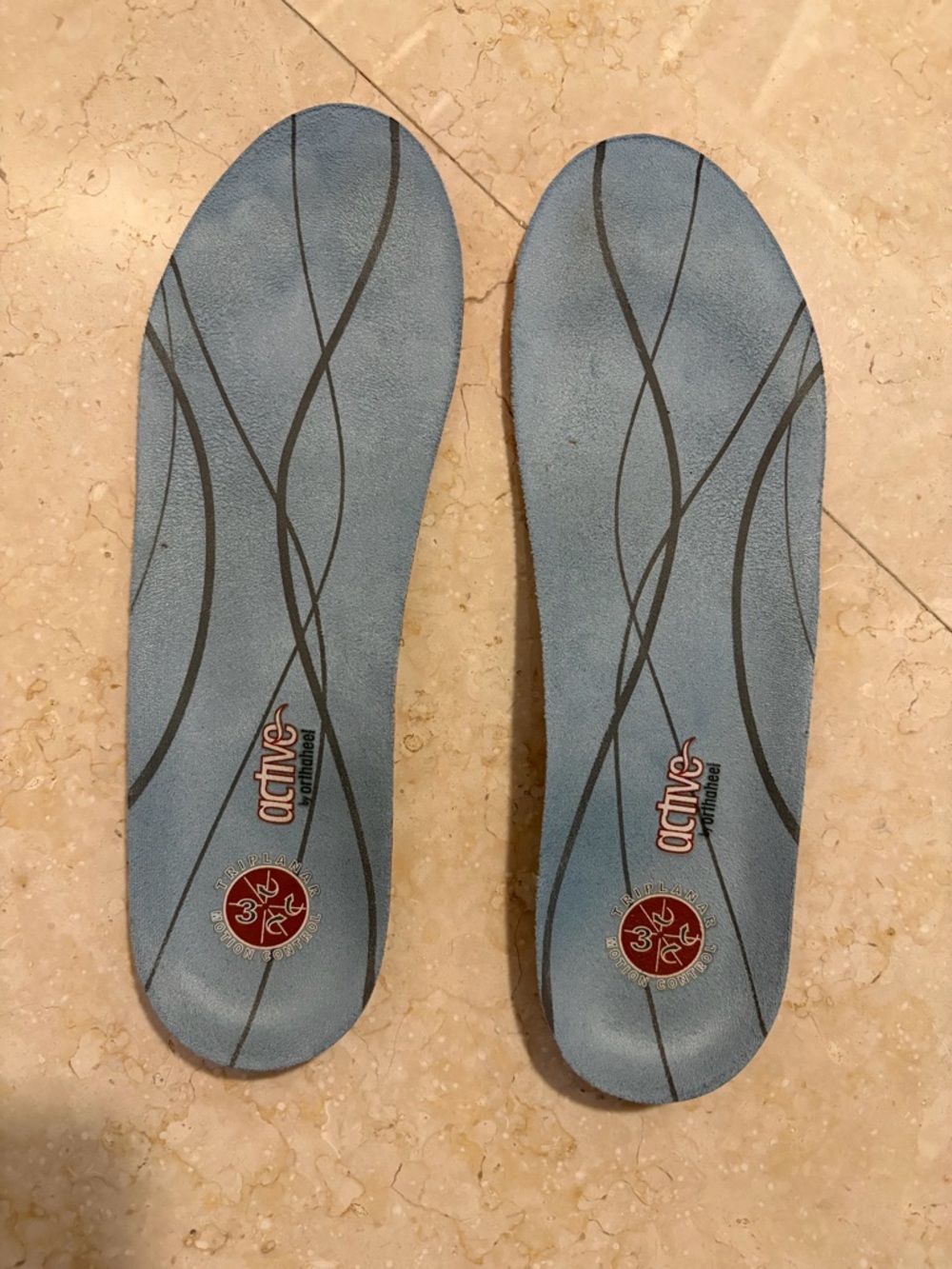 Orthaheel Active USA Women's Supportive Insoles, Medium, used twice.